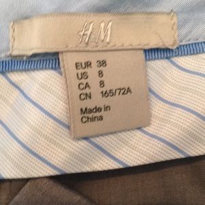 H&M grey slacks / pants Size 8